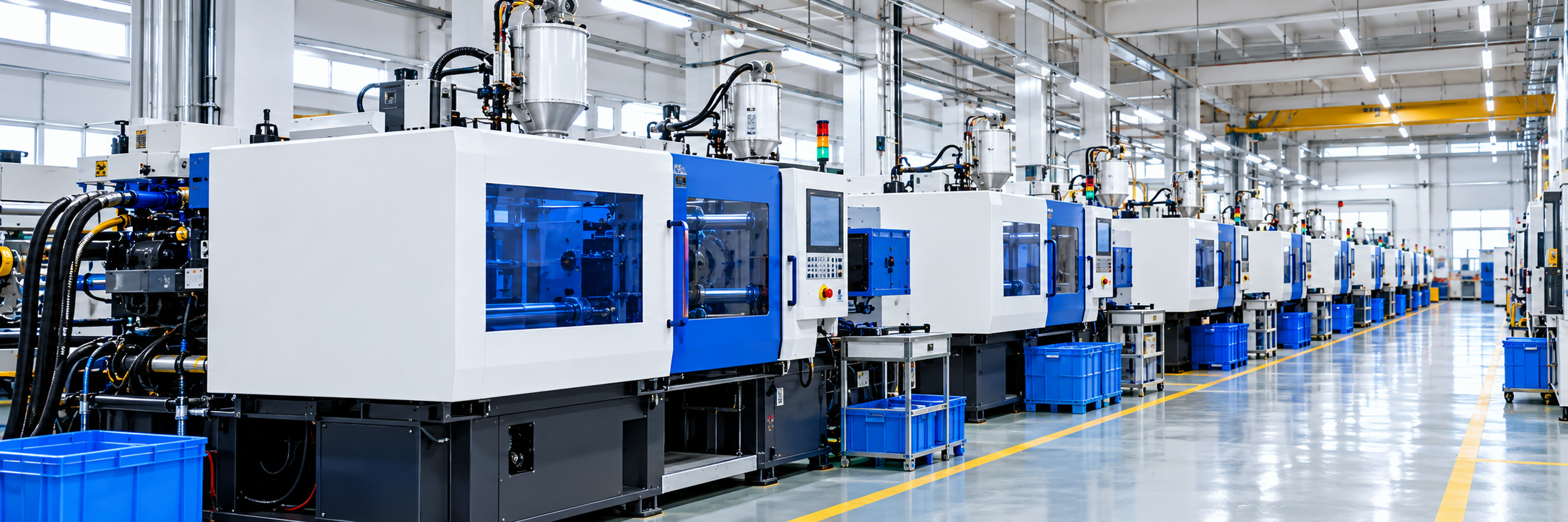Injection molding production