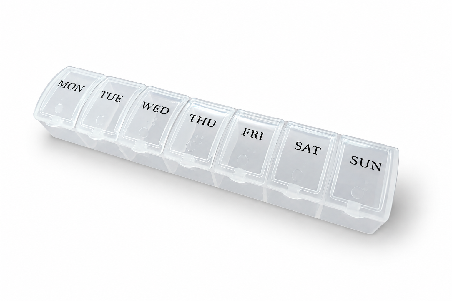 SY-002 7-Compartment Push-Button Pill Organizer