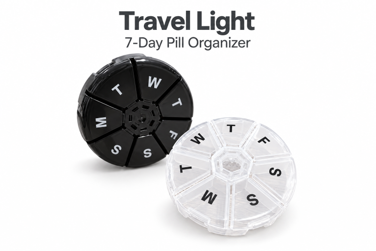 SY-036 Round 7-Day Pill Organizer
