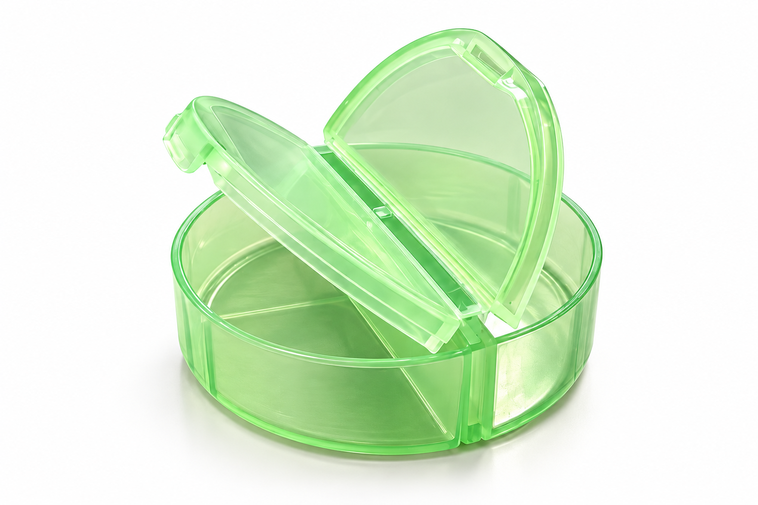 SY-012 2-Compartment Round Pill Organizer