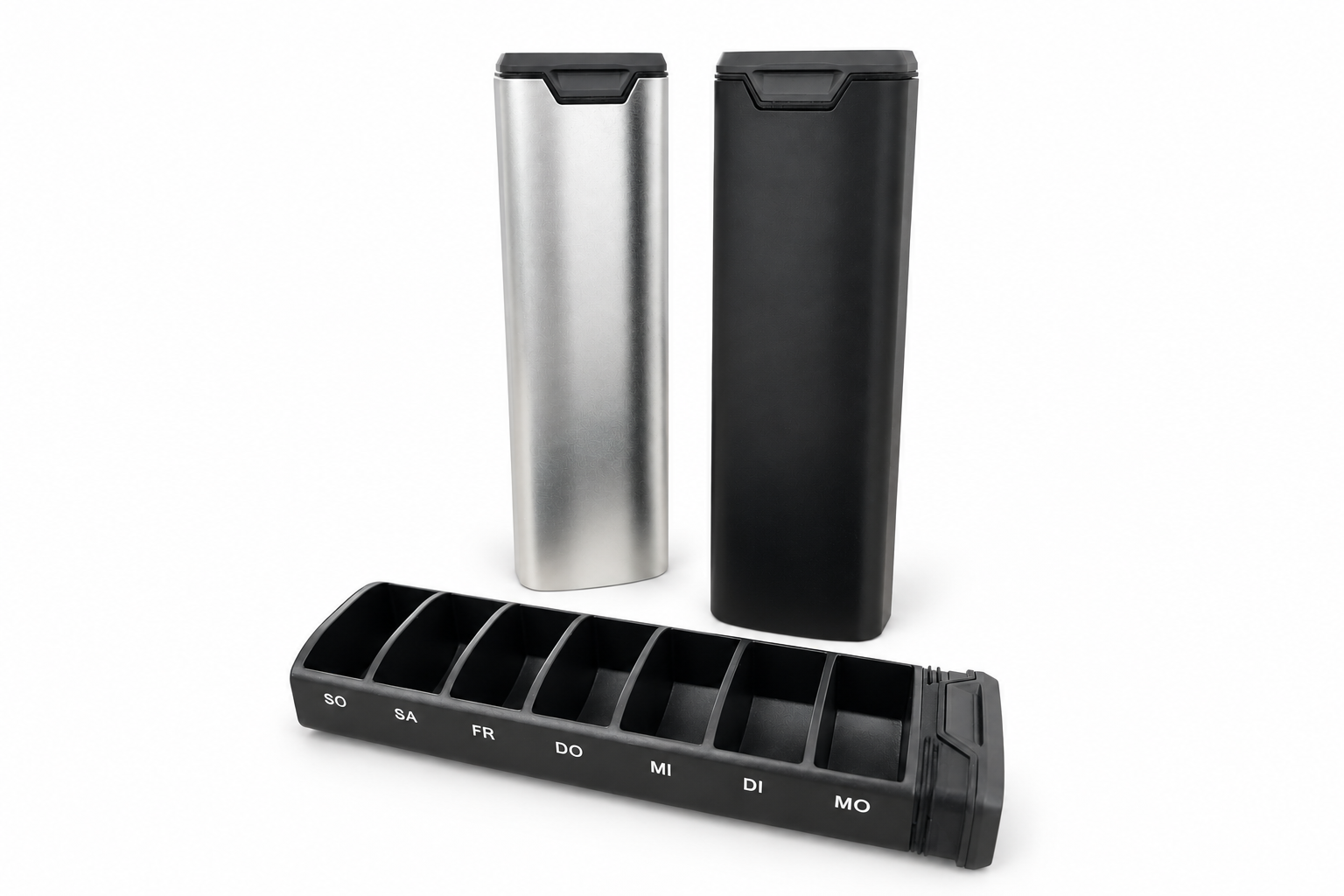 SY-008-4 All-Aluminum Weekly Pill Organizer