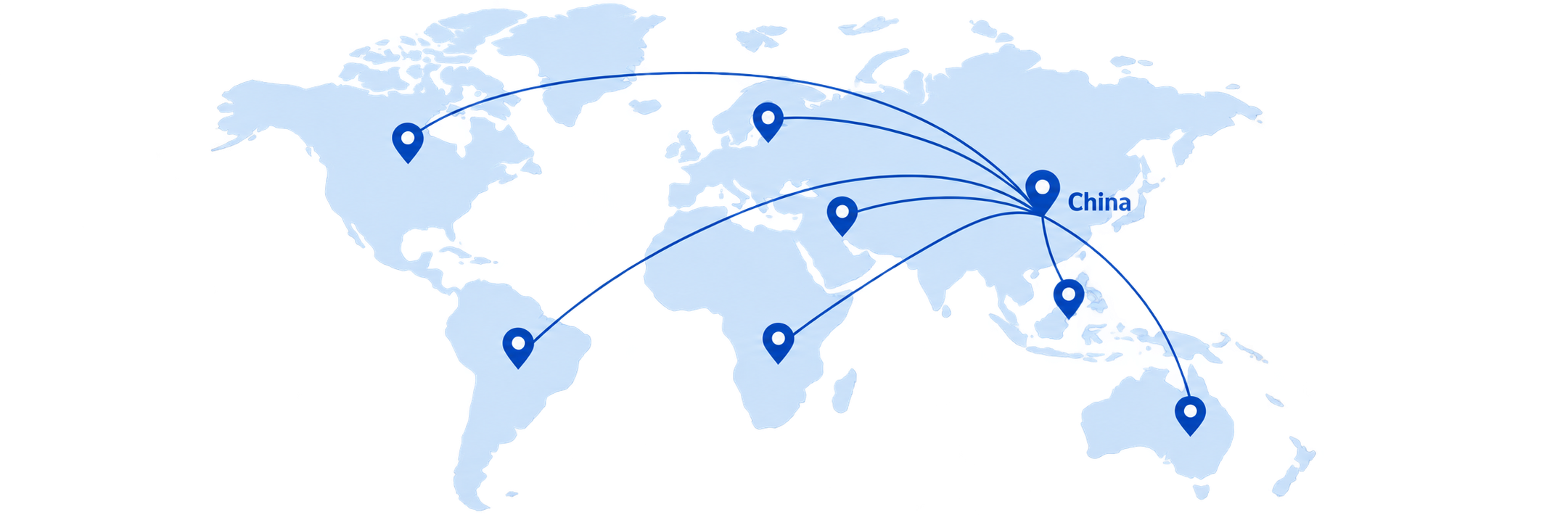 China global export market routes
